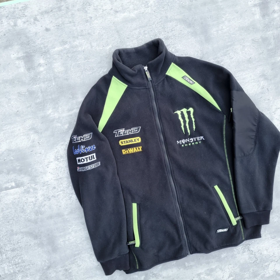 Veste polaire Monster Energy Racing Motorsport taille L noir - Photo 4/4