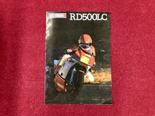 YAMAHA  RD 500  RD500LC  V4  SALES  BROCHURE  PAMPHLET  1984 - 1987  🏍️