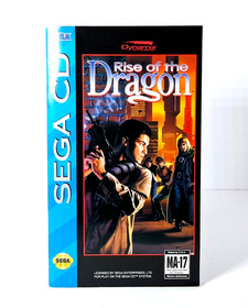 Rise of the Dragon (Sega CD, 1994) CIB Tested