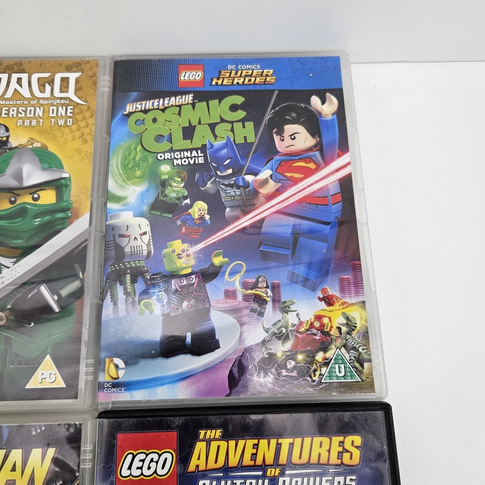 X6 Lego Dvd Bundle, Star Wars, Ninjago, Clutch Powers, Dc, Batman, Lego Movie - Image 4 of 4