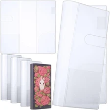 Humyoun 6-Pack Clear Plastic Planner Covers 8.03x7.78" for Weekly Planners