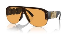 Versace VE4391 GB17 Sunglasses 48mm Black / Orange Lens