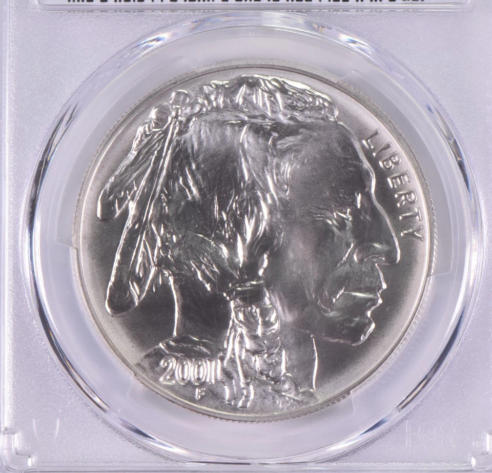 MS70 2001-D Buffalo Commemorative Silver Dollar PCGS *4879 - Image 3 of 4
