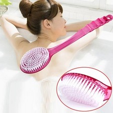 Long Handle Bath Body Brush Soft Back Shower Exfoliating Skin Scrubber Massager