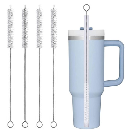 Straw Cleaner Brush Extra Long 12 Inch,Straw Brush Cleaner Stainless Steel Ny...