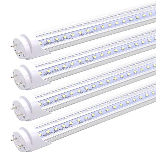 2FT LED Tube Lights, 15W(30W Fluorescent Bulb Replacement) V Shaped, 6000K - Foto 2 di 8