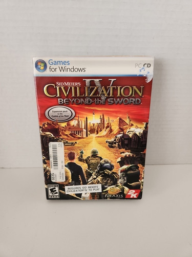 Civilization IV Beyond the Sword PC CD Game 2007 BRAND NEW SEALED