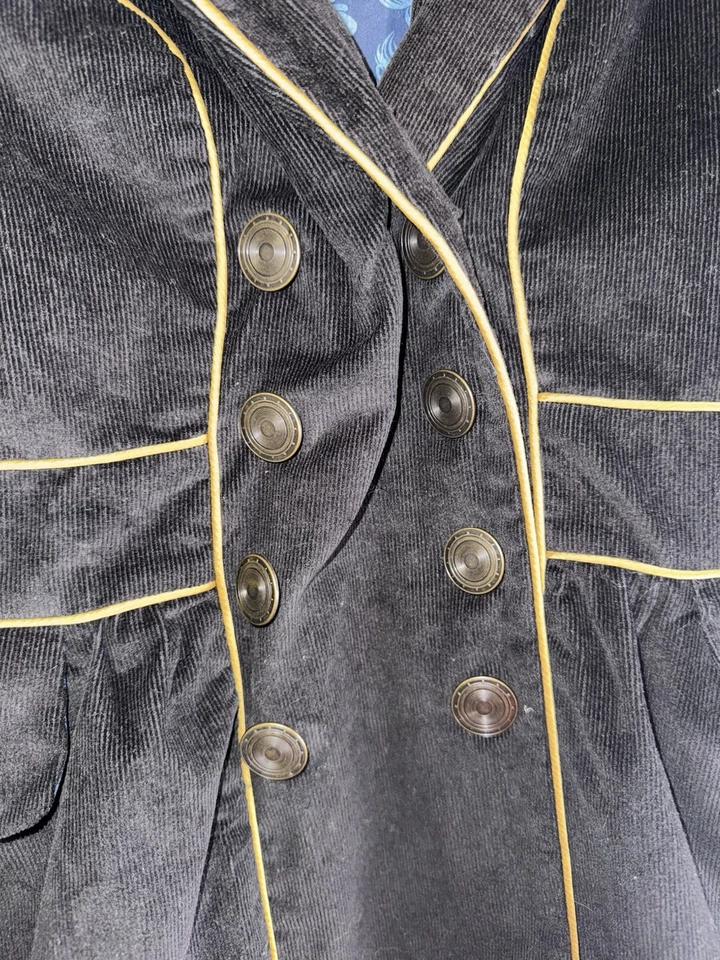 Vestido Abrigo Doctor Who TARDIS XS BBC Hot Topic Exclusivo Negro Juegos con disfraces Foto 3 de 4