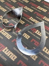 Remtune 4” Stainless Tear Drop With Trim Plate Exhaust Turbo Wastegate 102mm