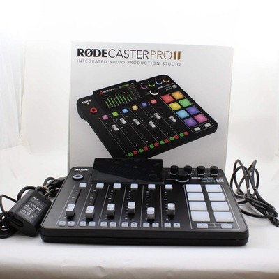 * OPEN BOX FAIR * RODE RODECaster Pro II Integrated Audio Production Studio (Bla