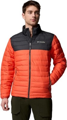 size Small - Columbia Mens Powder Lite II Insulated Puffer Jacket - Zing/Shark