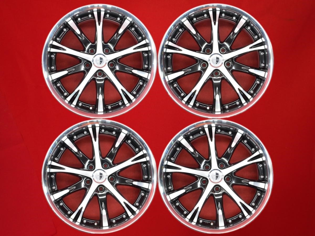 マック★WORK SCHWERT SW4★19×8J・9J ★PCD114 マック☆WORK SCHWERT SW4☆19×8J・9J ☆PCD114 JDM 19