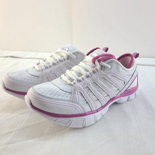 Tony Little Cheeks Incline Trainer Sneakers Gym Shoes Women’s White Pink Sz 6.5 - Picture 2 of 14