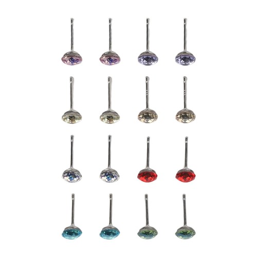 Trendy Octagonal Earrings Set 8 Pairs for Women Stylish and Comfortable - Picture 11 of 12
