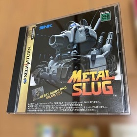 Sega Saturn Metal Slug Obi Postcard Included Ram Cartridge