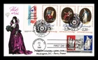 DR JIM STAMPS US COVER FRENCH REVOLUTION AIR MAIL FDC COMBO PUGH HAND PAINTED
