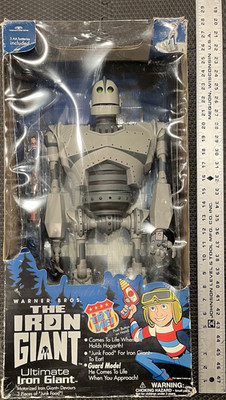 Trendmasters Ultimate Iron Giant Talking Battery Powered Action Figure Gray