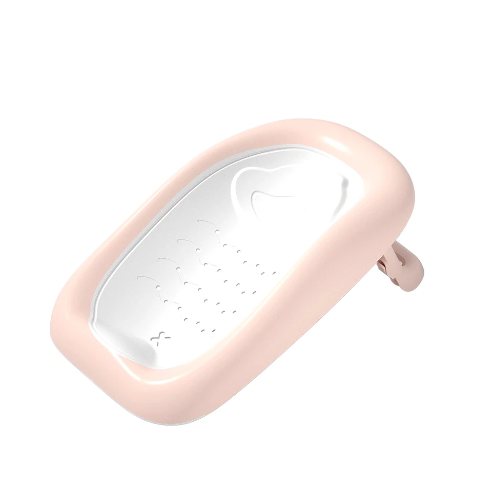 7 in 1 Baby Faltbare Badewanne Anti Rutsch Badewannensitz mit Zubehör Geschenkset Rosa - Bild 3 von 4