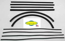 39 40 41 42 43 44 45 46 GMC Truck 2-Door Window Felt Rubber Seal 10 Pc Kit
