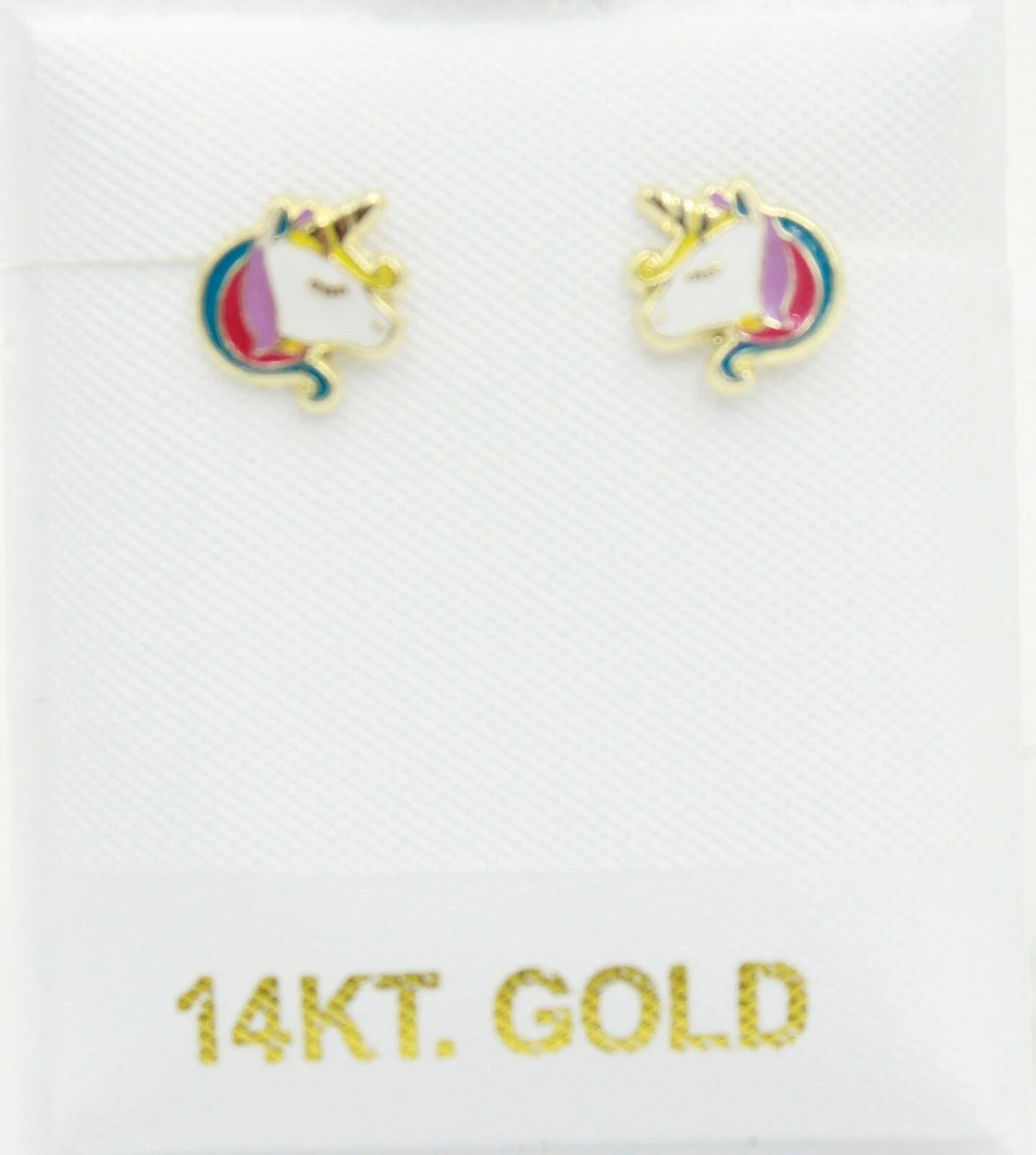 Screw back unicorn clearance earrings