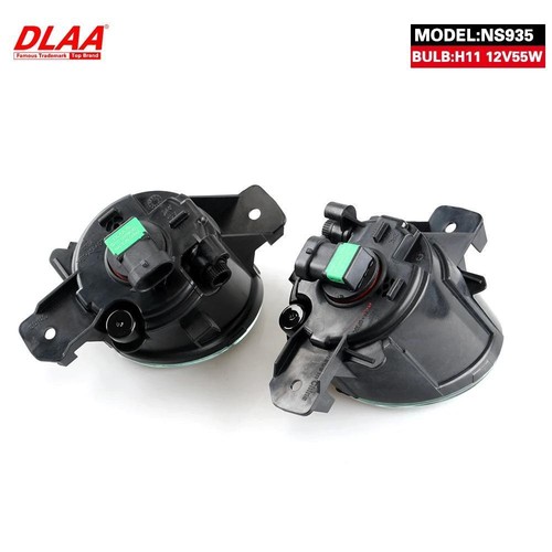 2Pcs Front Fog Lights Assembly w/ Clear Lens Grills Bumper For Nissan SYLPHY - Picture 3 of 5