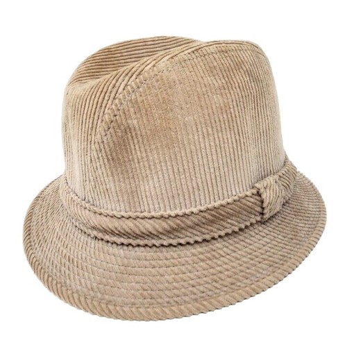 Banana Republic Vintage Safari Hat Fedora Fitted Mens XL Beige