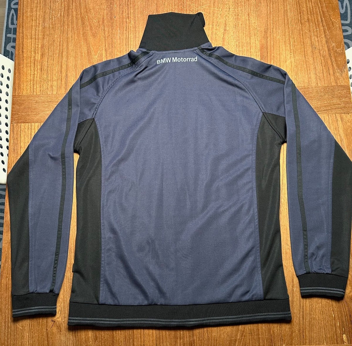 BMW Motorrad Men's Large Storm Blue & Black Vintage Motorcycle