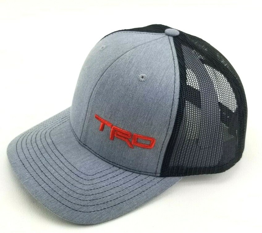 Retro Vintage Style Toyota Embroidered Curved Bill Trucker Hat Cap Tacoma Tundra Toyota Trucker Hat | Vintage Embroidered Snapback — $28.50  main image 3