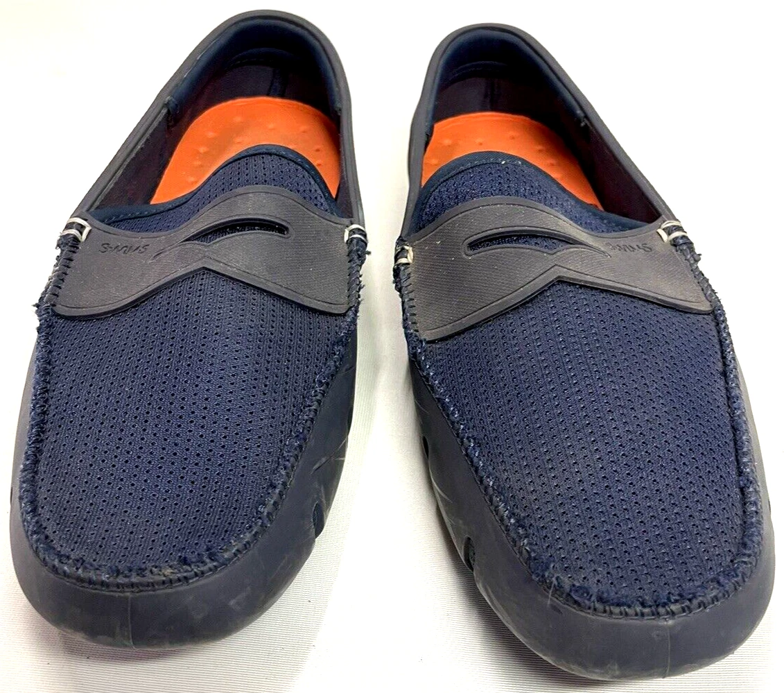 Swims Men s Washable Slip On Blue Loafers Sz 10 Lightly Used Pool