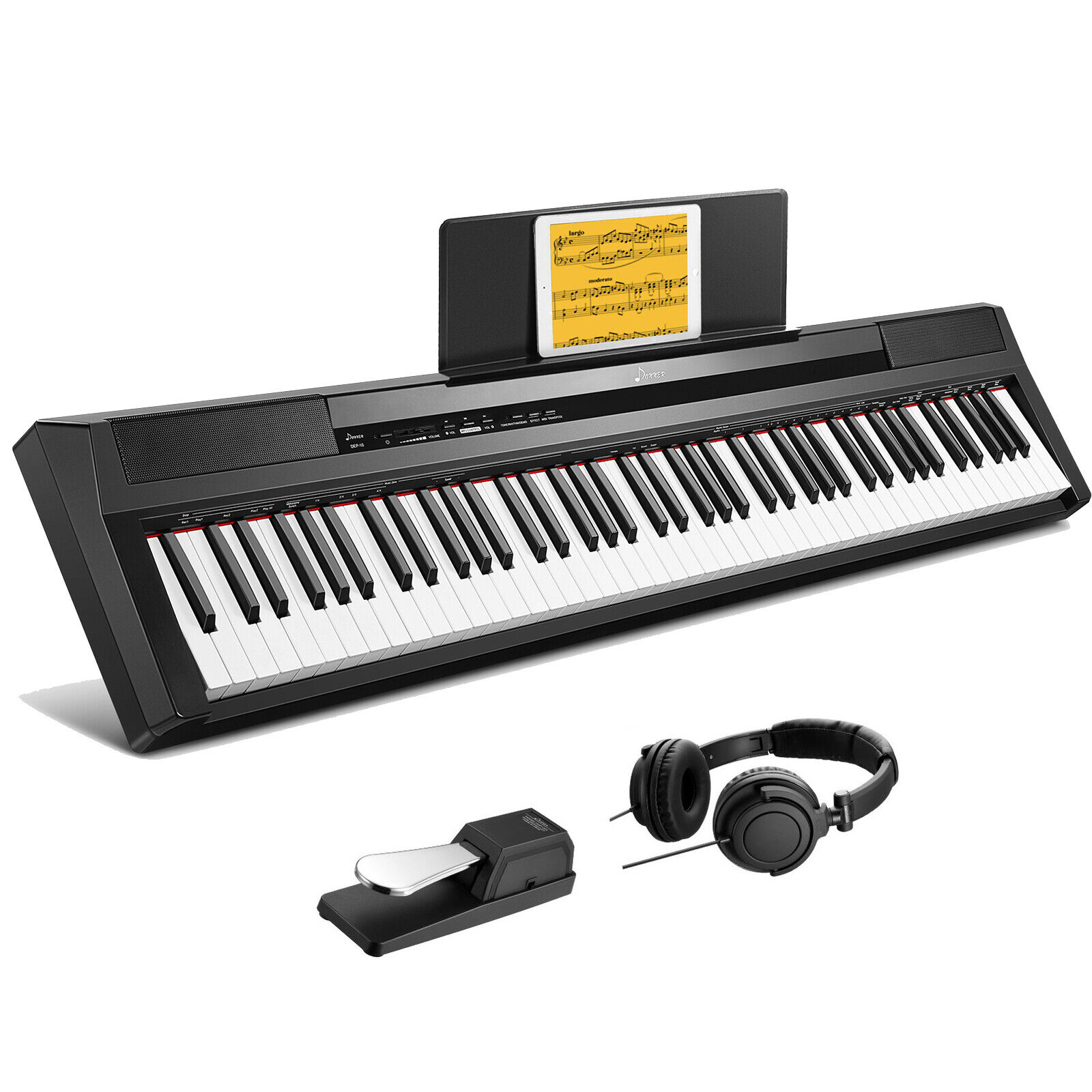 🎹 Donner DEP-20 Digital Piano Keyboard 88 Weighted Key 238 Tones 128 Polyphony