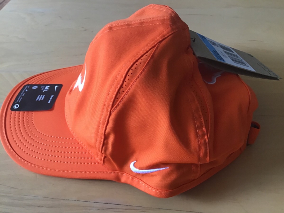 Rafa Nadal Nike Dri-Fit Club Cap Hat Orange & White FB5600-819 S25