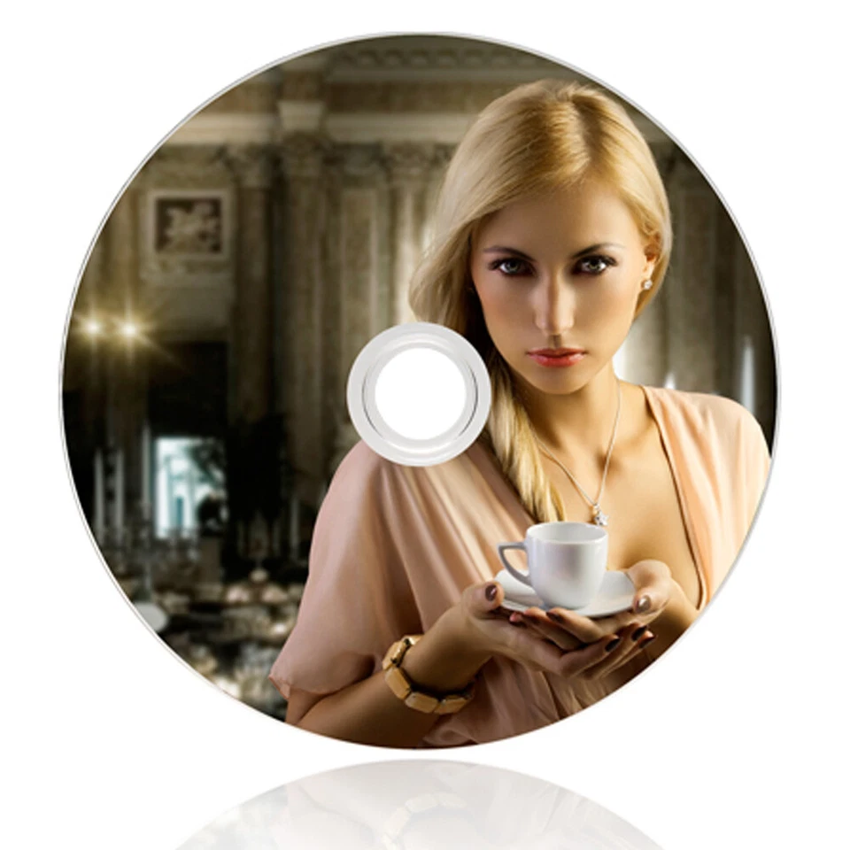 400 Ritek Pro CD-R 52X 700MB Water Resistant Glossy White Inkjet Printable Disc - Image 3 of 4