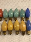 20 Vintage GE Westinghouse C9 C-9 SWIRL Christmas Lights Tested USA Mixed Lot — photo 3