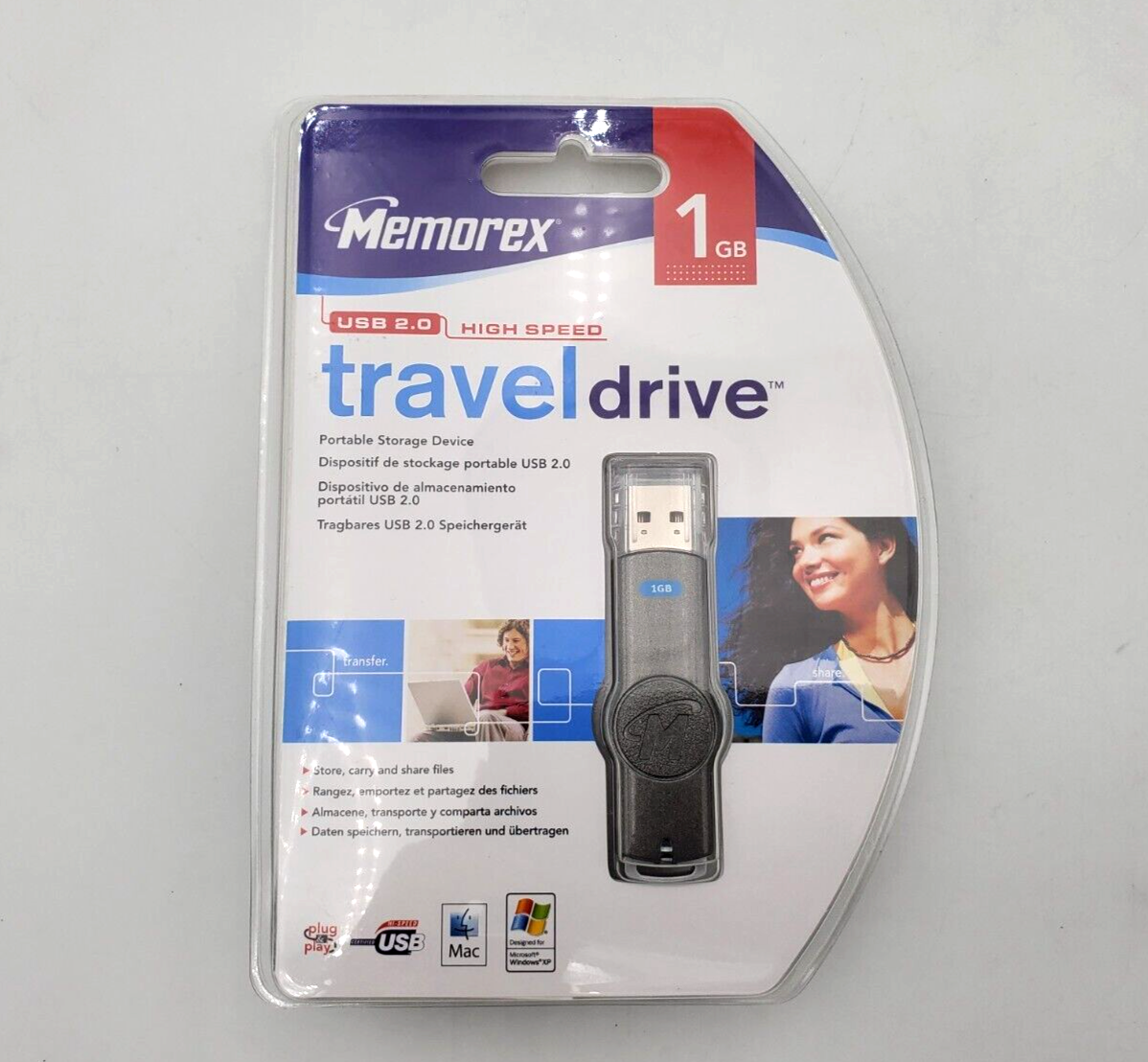 Memorex 1GB USB High Speed Travel Drive 2006 New Sealed