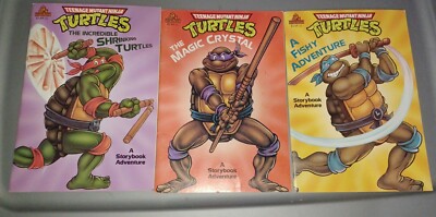 Lot of Vintage Random House Books Teenage Mutant Ninja Turtles