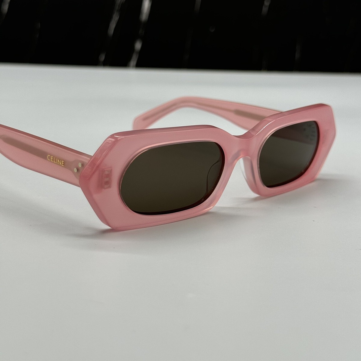 NEW CL40243I 72J CELINE PINK GREY GEOMETRIC WOMEN CELINE  display picture 2