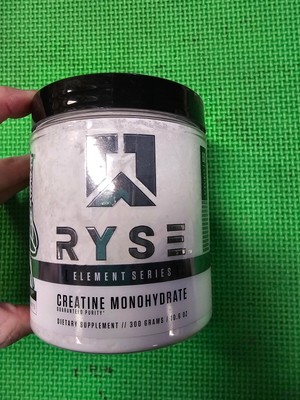 Ryse Creatine Monohydrate Unflavored 10.6 Oz exp-4/2025