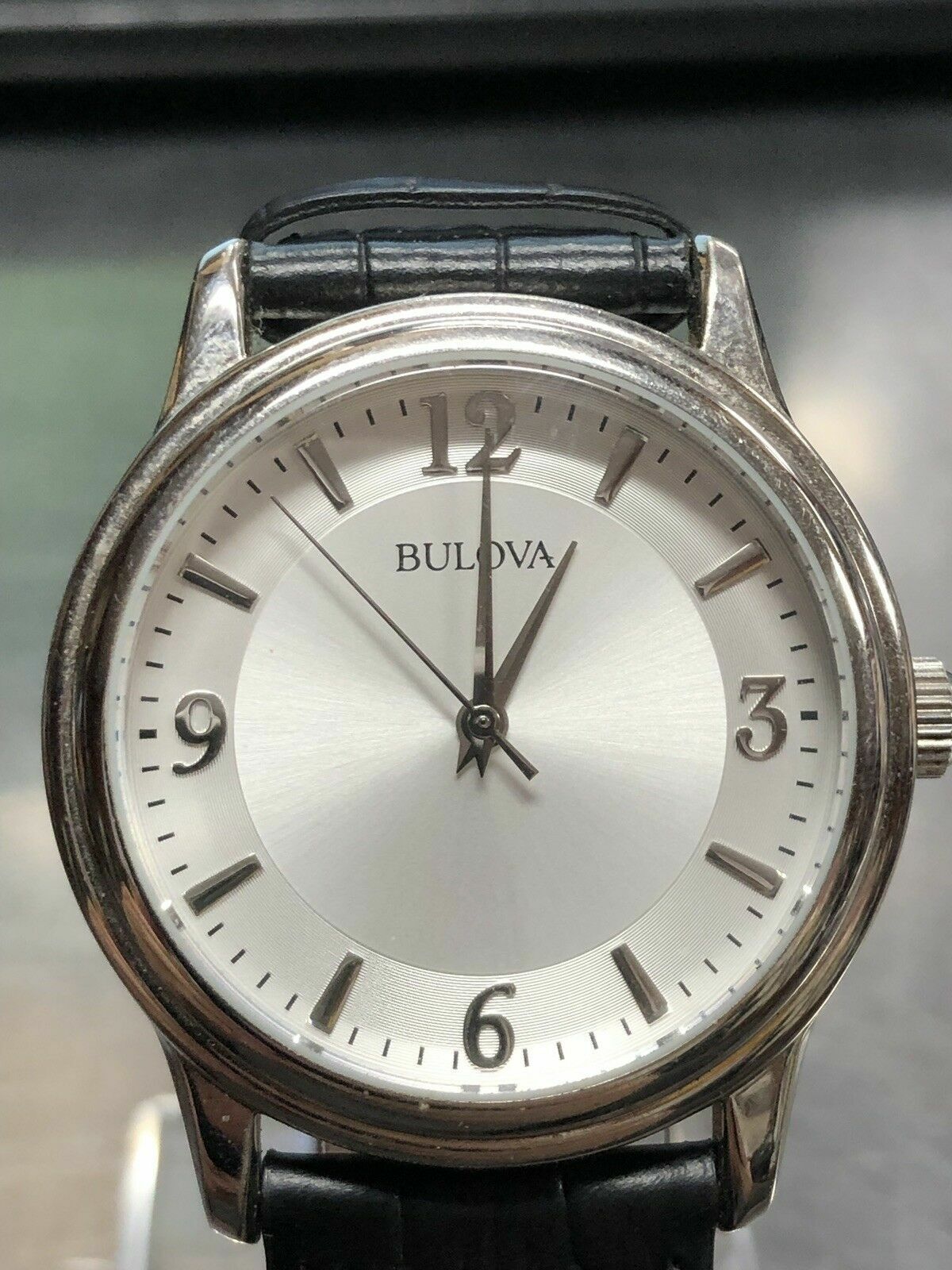 Bulova Corporate Collection 96A28 Leather Men's Quartz Watch