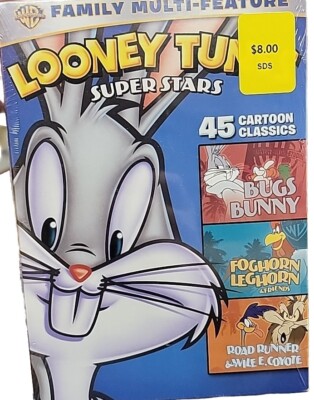 Family Multi-Feature Looney Tunes Super Stars 45 Cartoon Classics DVD SEALED NEW