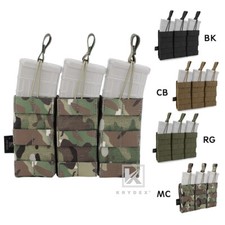 KRYDEX Triple 5.56 .223 Open Top Mag Pouch Modular Tactical Mag Holster MOLLE