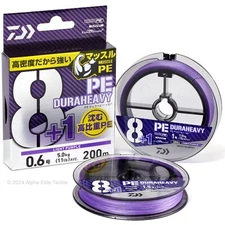 Daiwa UVF PE Dura Heavy x8+1 +Si2 Sinking PE Braid Fishing Line