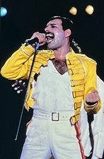 Queen Freddie Mercury Transparency On Stage Original Promo Circa Mid 1980s