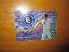 COLE BRANNEN 2016 Leaf Perfect Game PURPLE Etch Wave Metal #1/10 AUTO 1=Jersey #