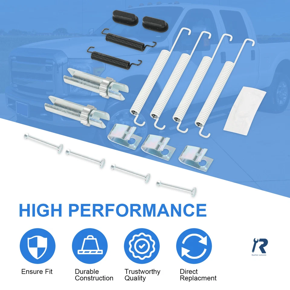 Комплект оборудования стояночного тормоза задняя пружина для Ram 1500 Classic Ford Dodge F-350 Van - Изображение 3 из 4