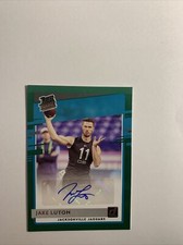 2020 Donruss Rated Rookie Auto Green #344 🔥 Jake Luton 🔥 Autographed RC SP