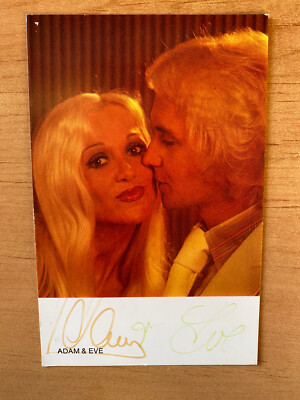 Autogrammkarte von Adam &Eve