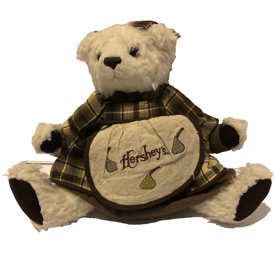 Vtg Hershey's Kiss By Douglas Plush Jointed Teddy Bear 1996
