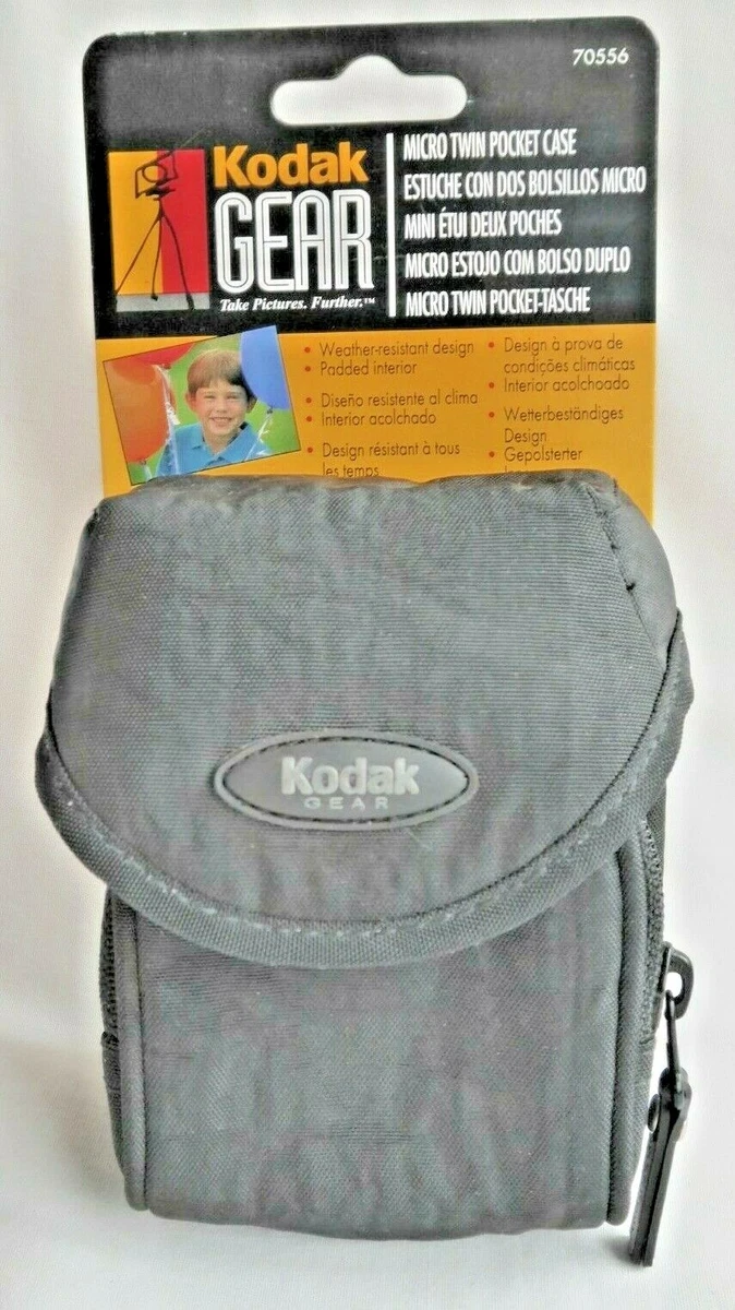 Kodak Gear Compact Camera Bag Case Twin Pocket, Wrist Strap - Mod 70556  (G405) | eBay