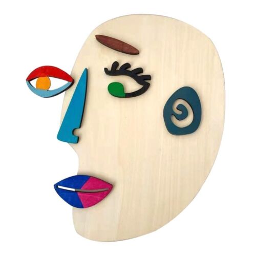 Early Educational Wooden Montessori Face Puzzles Wooden Leaf Puzzles  Gifts - Afbeelding 1 van 14
