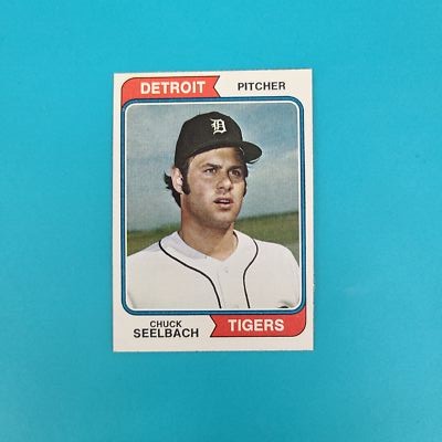 1974 Topps #292 Chuck Seelbach Detroit Tigers BASEBALL Card O9 | eBay
